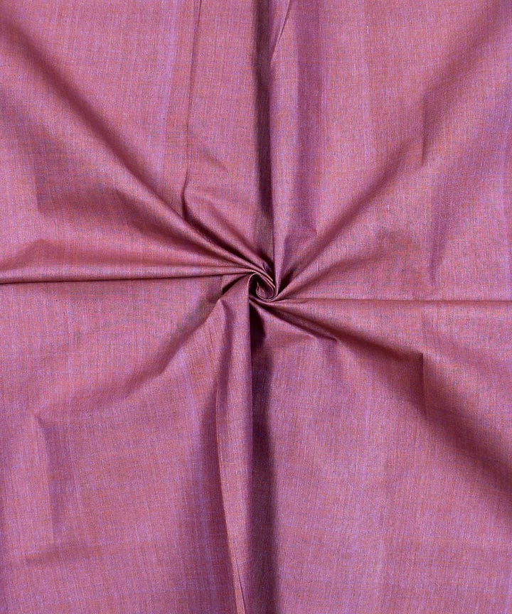 Pink lavender handspun handwoven cotton fabric
