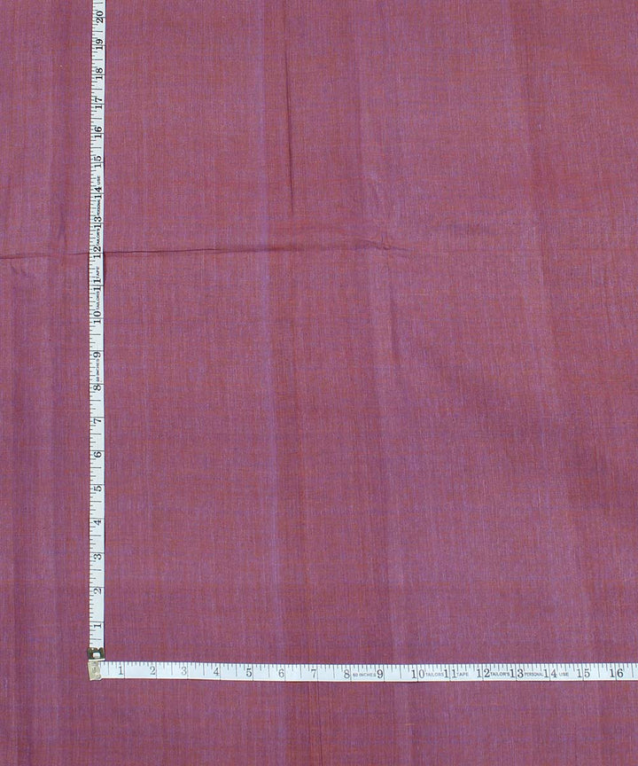 Pink lavender handspun handwoven cotton fabric