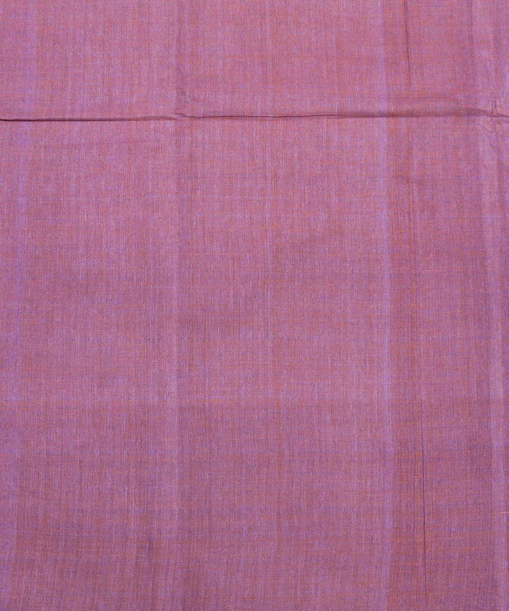 Pink lavender handspun handwoven cotton fabric