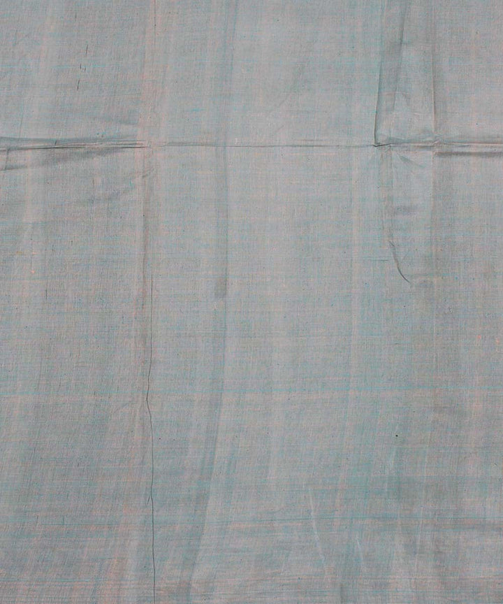 green peach handspun handwoven cotton fabric