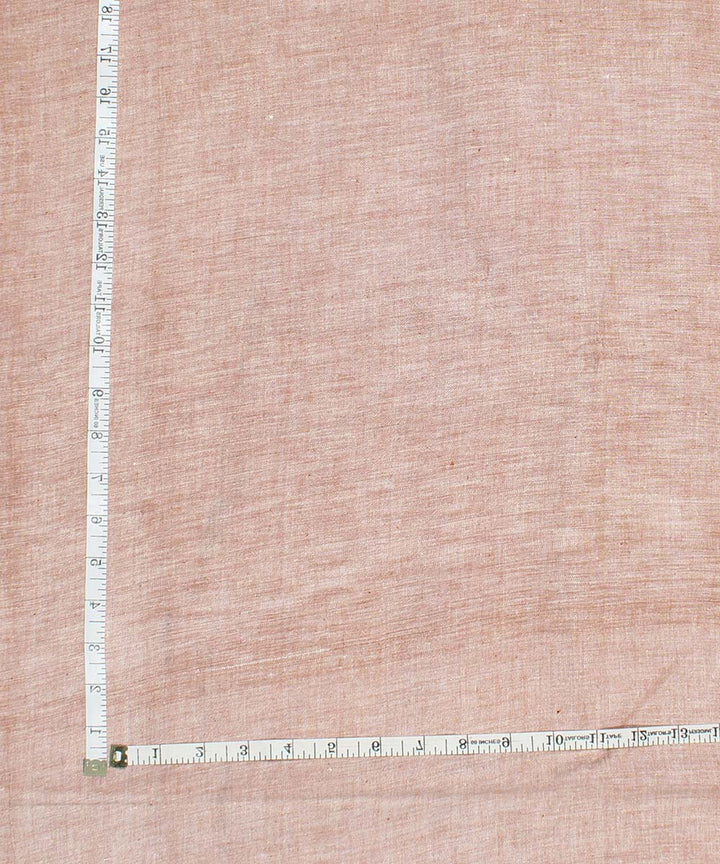 peach handspun handwoven cotton fabrics