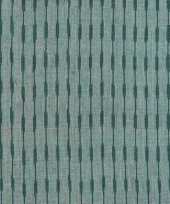 Green Handloom Cotton Ikat Fabric