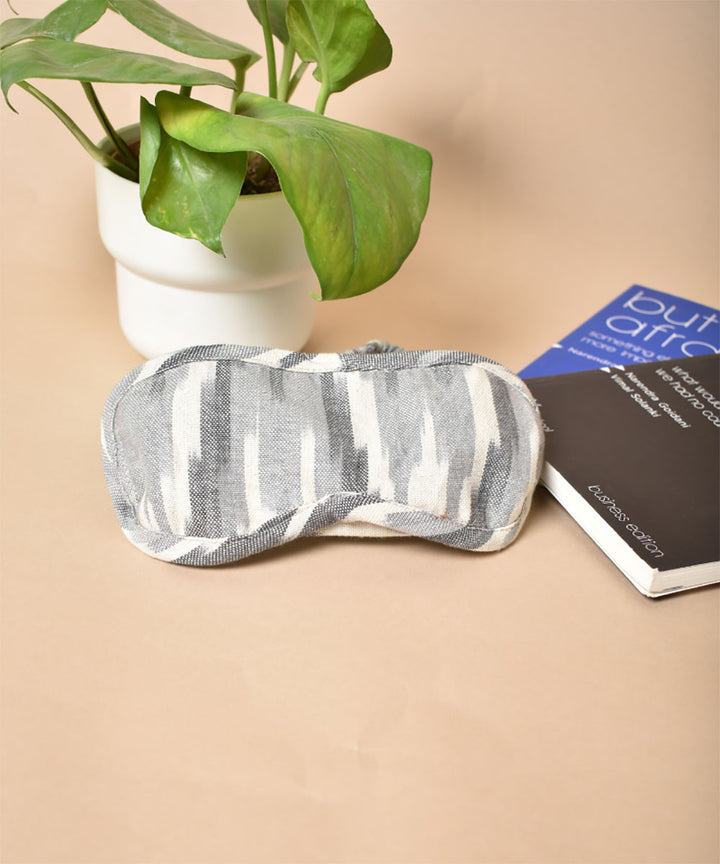 Grey handcrafted cotton eye mask