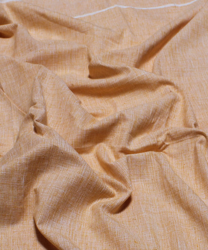 1.8m Orange white handwoven cotton fabric