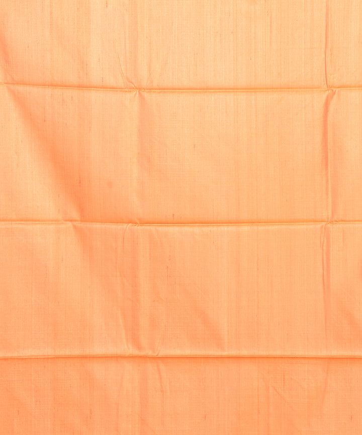 Lime yellow green handwoven tussar silk bengal sari