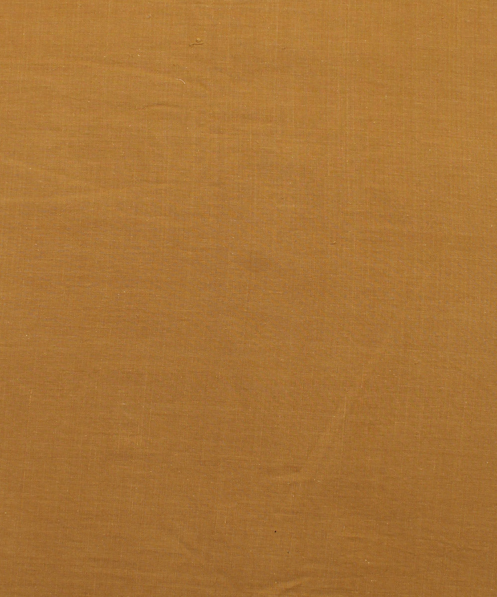 1.5m Beige Brown Handspun Handloom Cotton Fabric