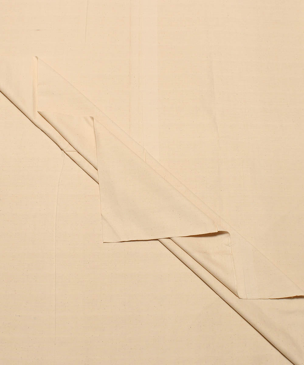 0.5m Off white handwoven kora cotton fabric