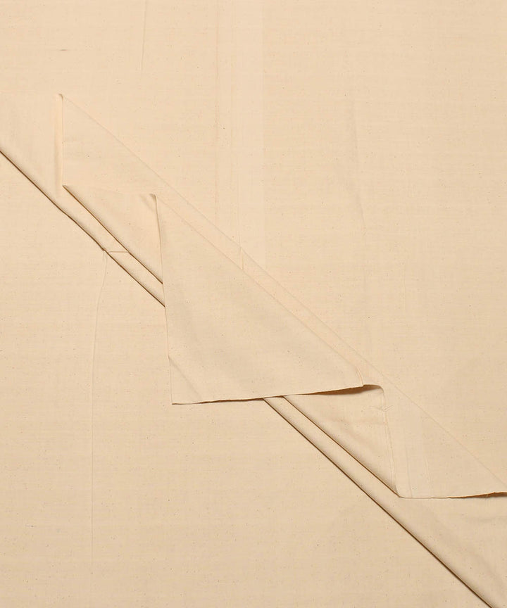 0.5m Off white handwoven kora cotton fabric