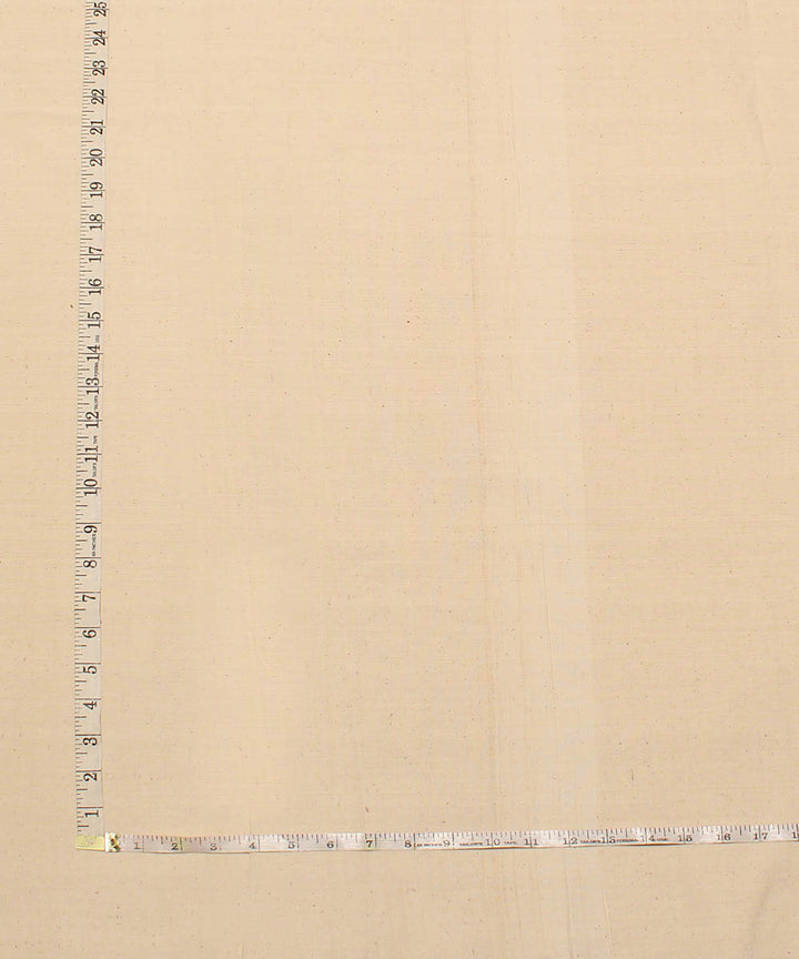 0.5m Off white handwoven kora cotton fabric