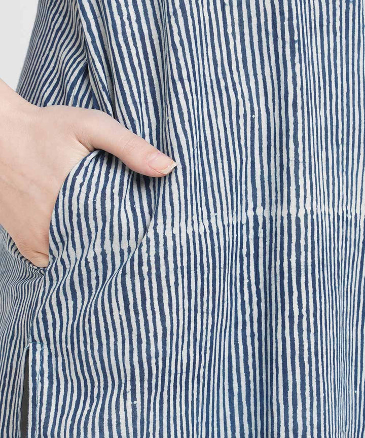 Neel tara hand printed cotton kurta