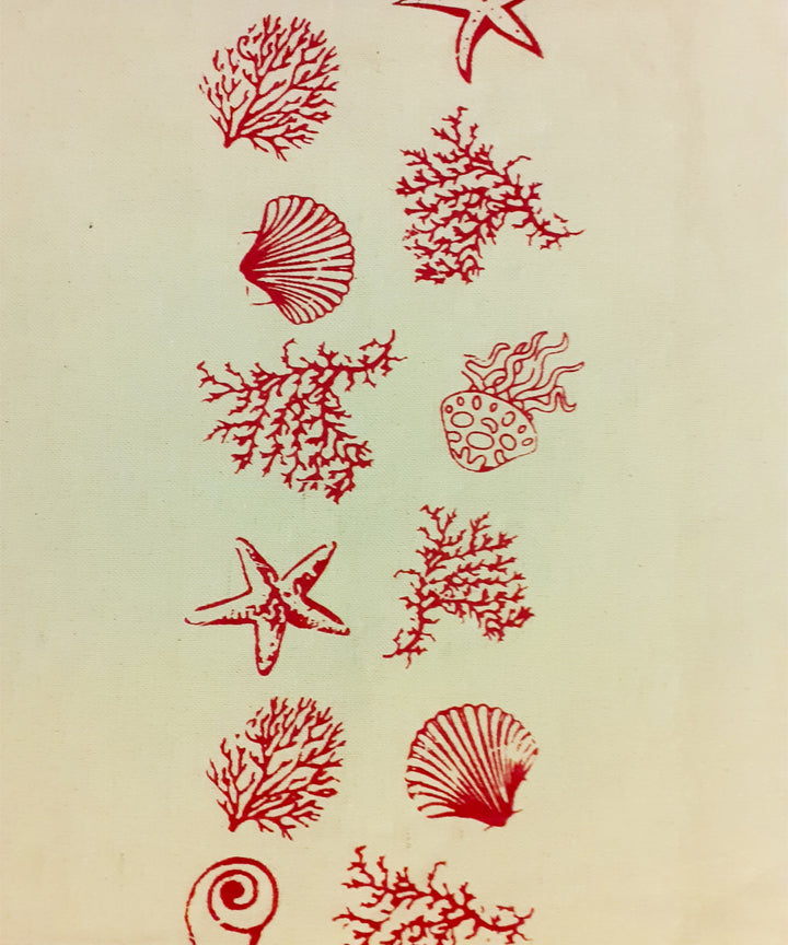 Pink handloom cotton bedcover (Single bed)