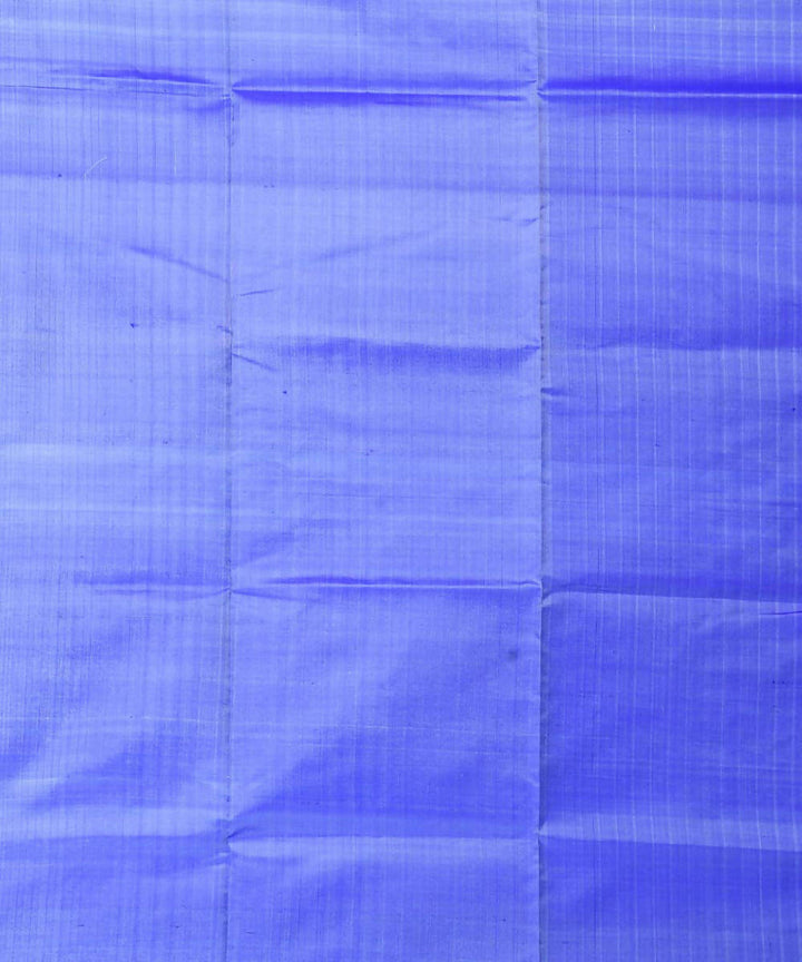 Resham shilpi bengal blue silk saree with handwoven design