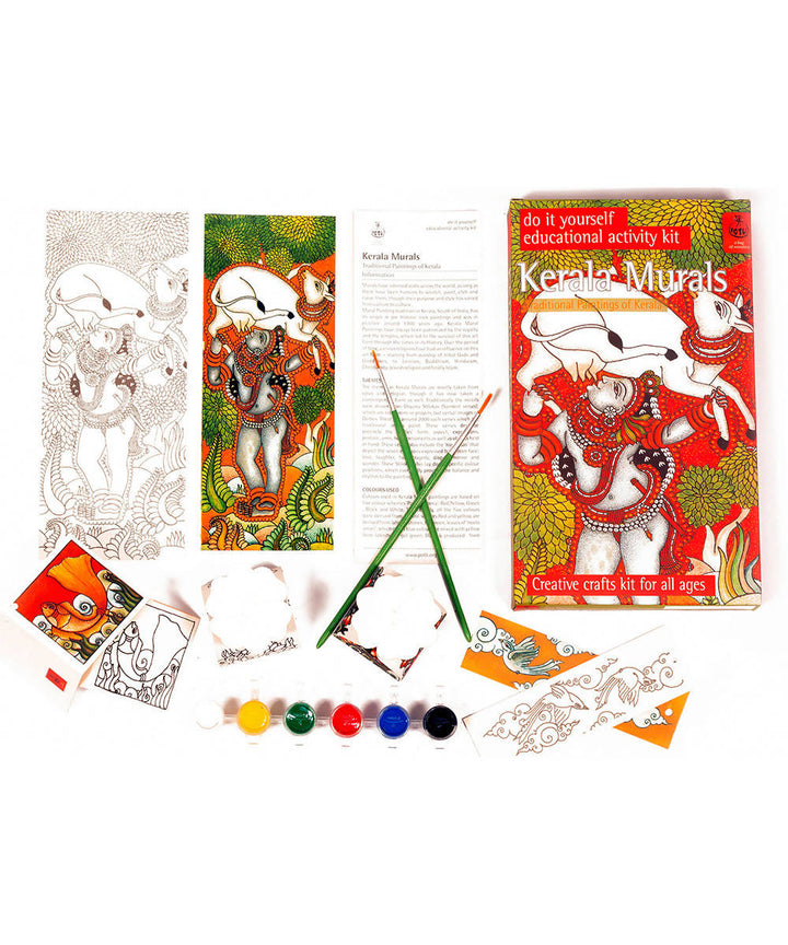 Handmade DIY Educational Colouring Kit (Kerala Mural Painting)