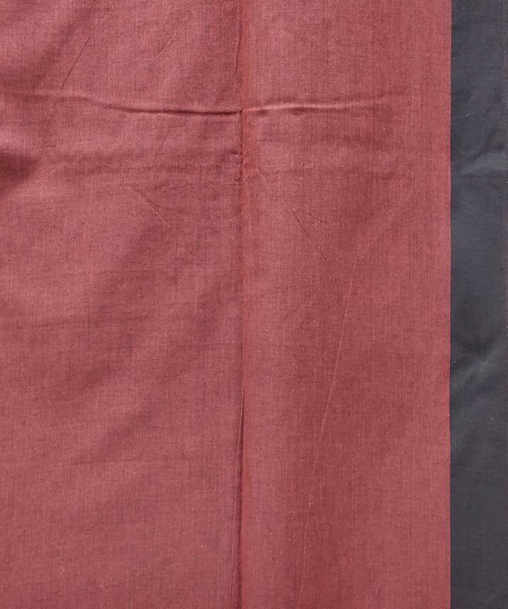 Pink handspun handloom cotton saree