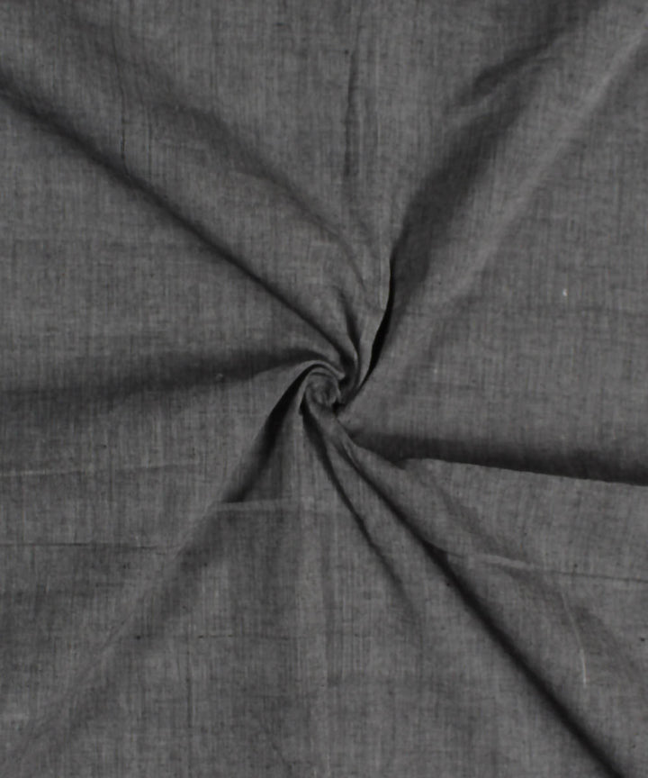 Grey Handwoven Cotton Fabric