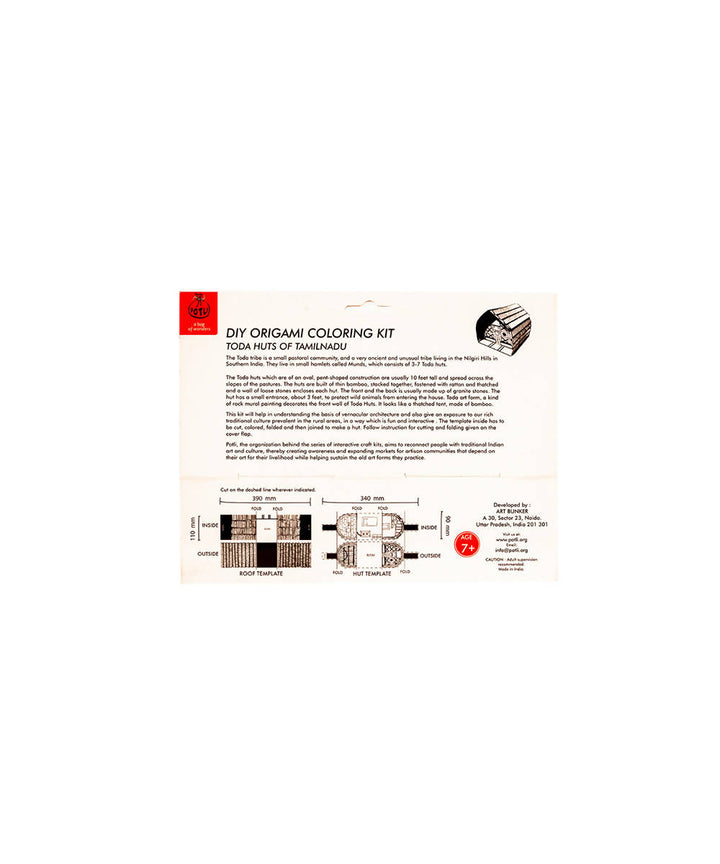 Educational DIY Colour Kit (Toda Huts of Tamil Nadu) Learning Activity