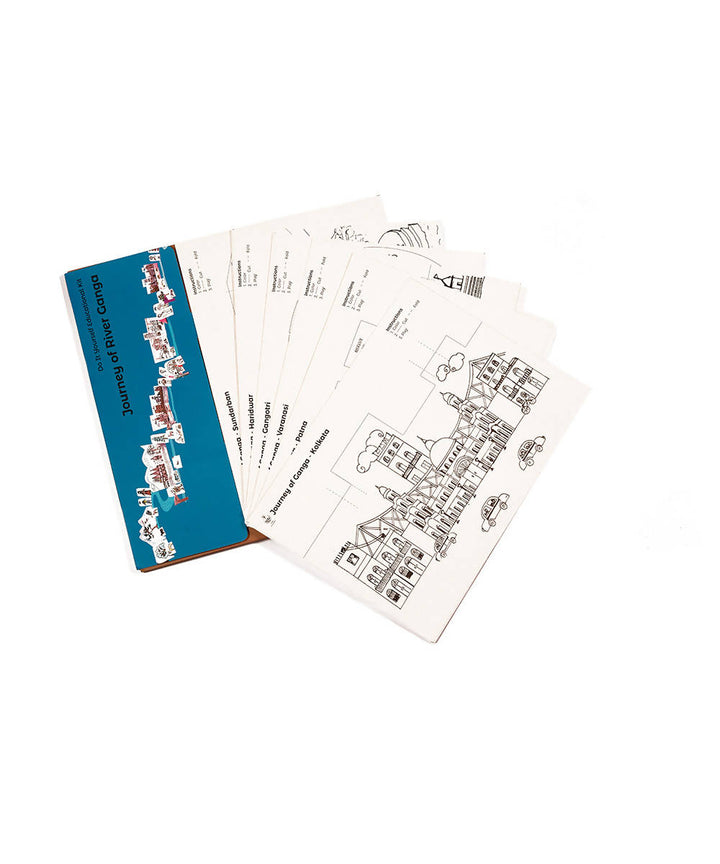Colouring Kit Learning Activity about Rivers Of India (River Ganga)
