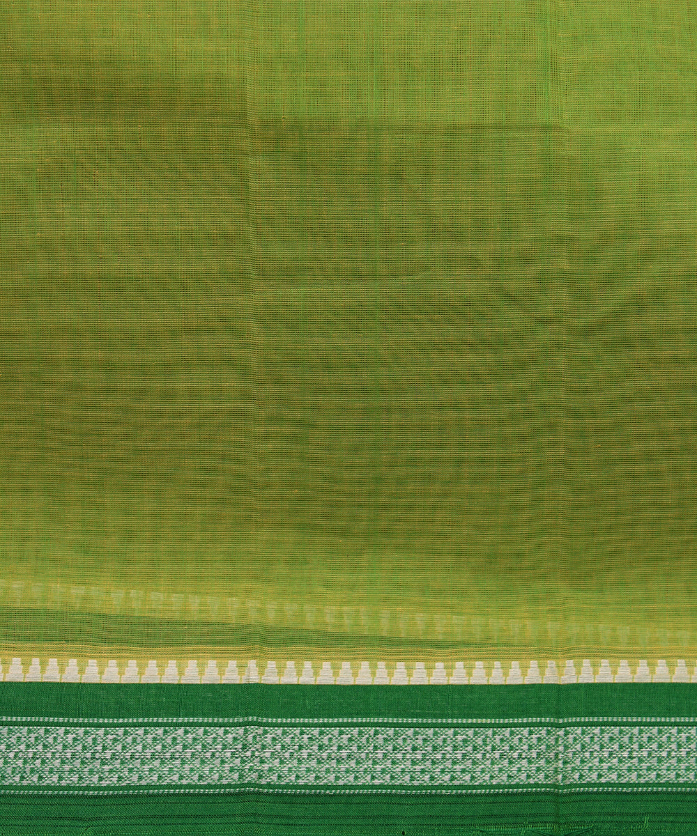 Light green handloom narayanpet cotton sari