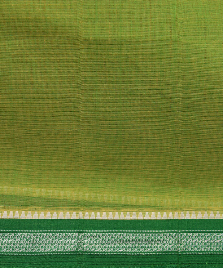 Light green handloom narayanpet cotton sari