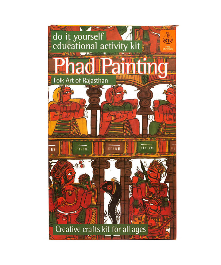 Handmade DIY Educational Colouring Kit Phad Painting of Rajasthan