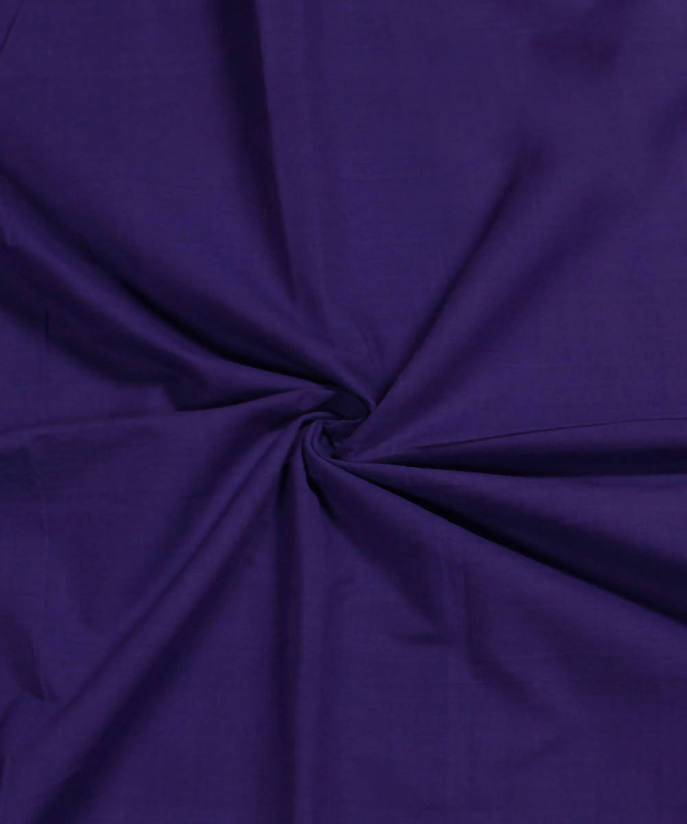 0.3m Purple Handwoven Cotton Fabric