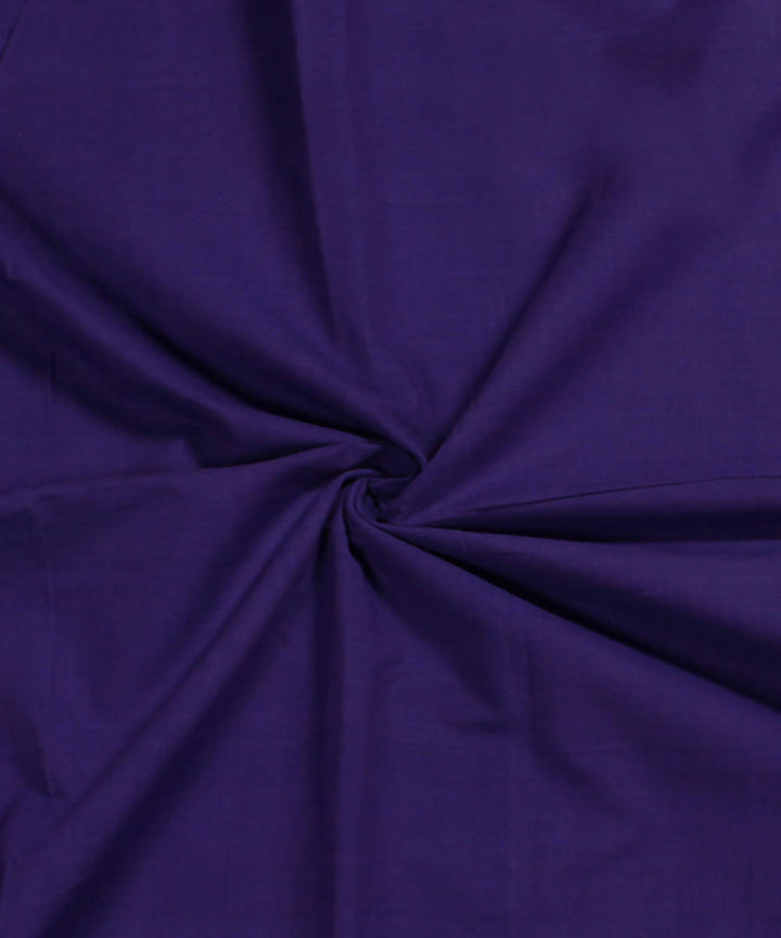 0.3m Purple Handwoven Cotton Fabric