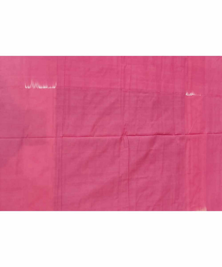 Forest green handloom cotton ikat pochampally saree