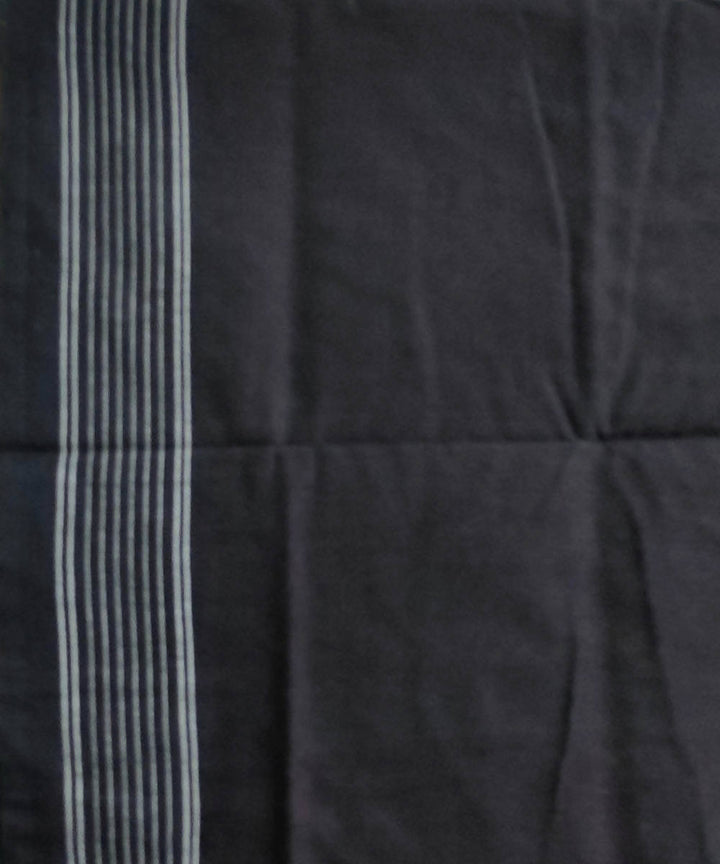 Red and black cotton handwoven sambalpuri saree