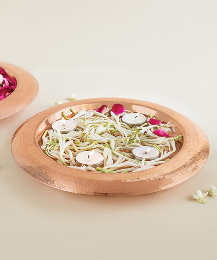 Handmade copper konkan diwali urli
