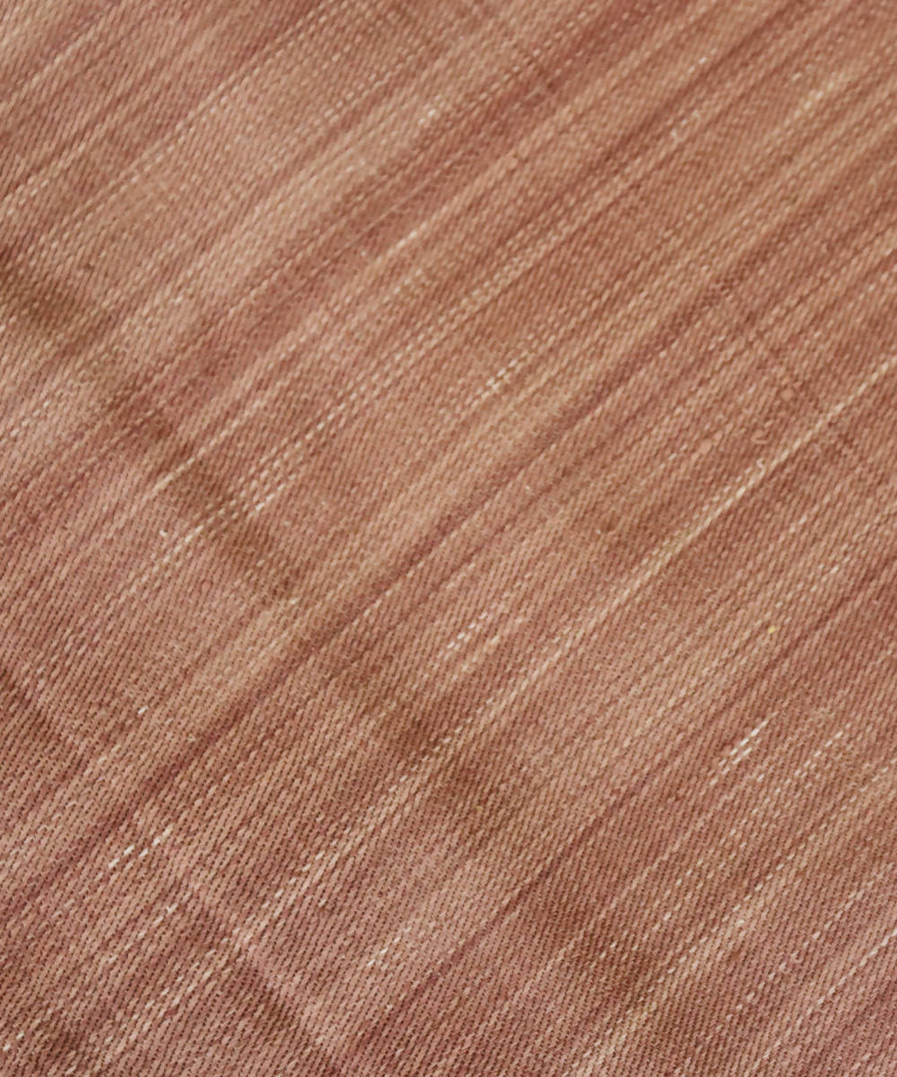 Brown handspun handwoven cotton fabric