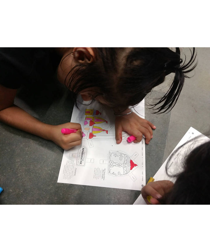Colouring Kit Learning Activity about Rivers Of India (Narmada)