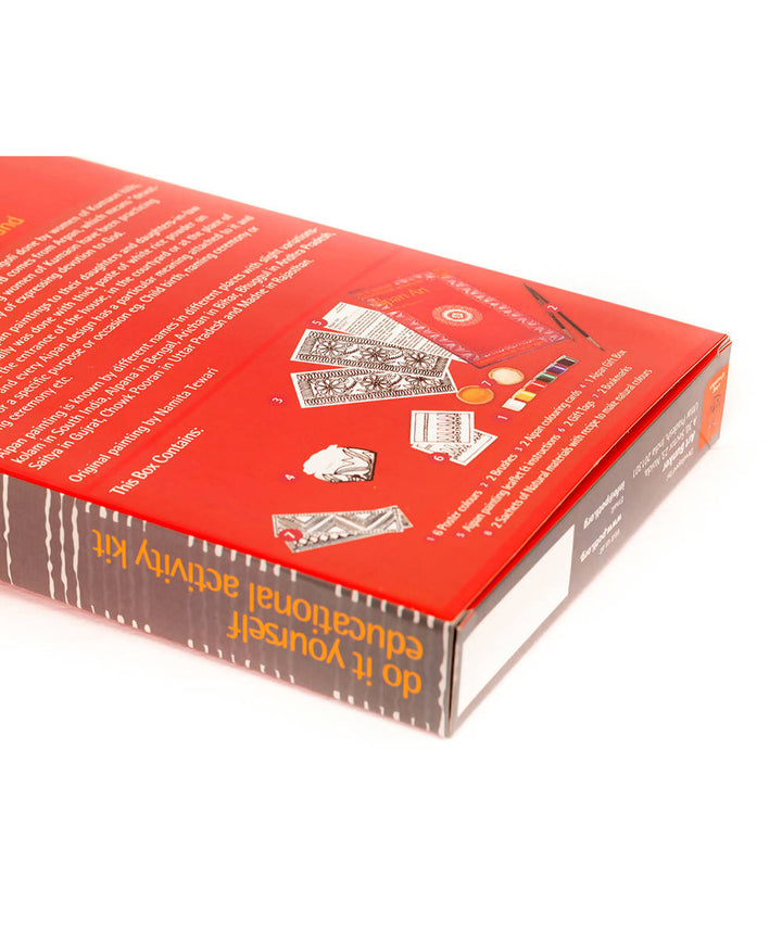 Handmade DIY Educational Colouring Kit Aipan Painting of Uttarakhand