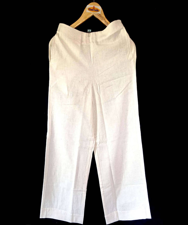 White kora handspun handwoven cotton trouser
