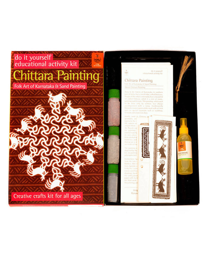Handmade DIY Educational Colouring Kit Chittara Painting of Karnataka