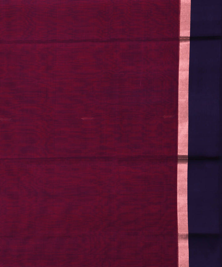 Maheshwari Red Handloom Sico Saree