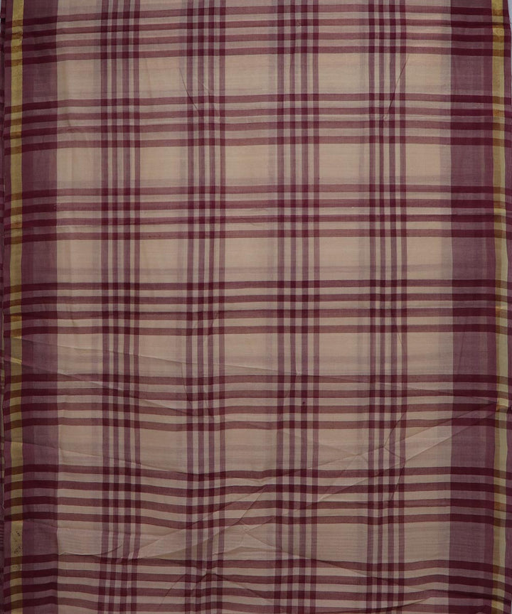 Peach handloom cotton rajahmundry saree