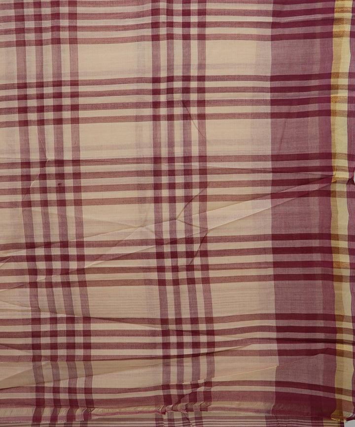 Peach handloom cotton rajahmundry saree