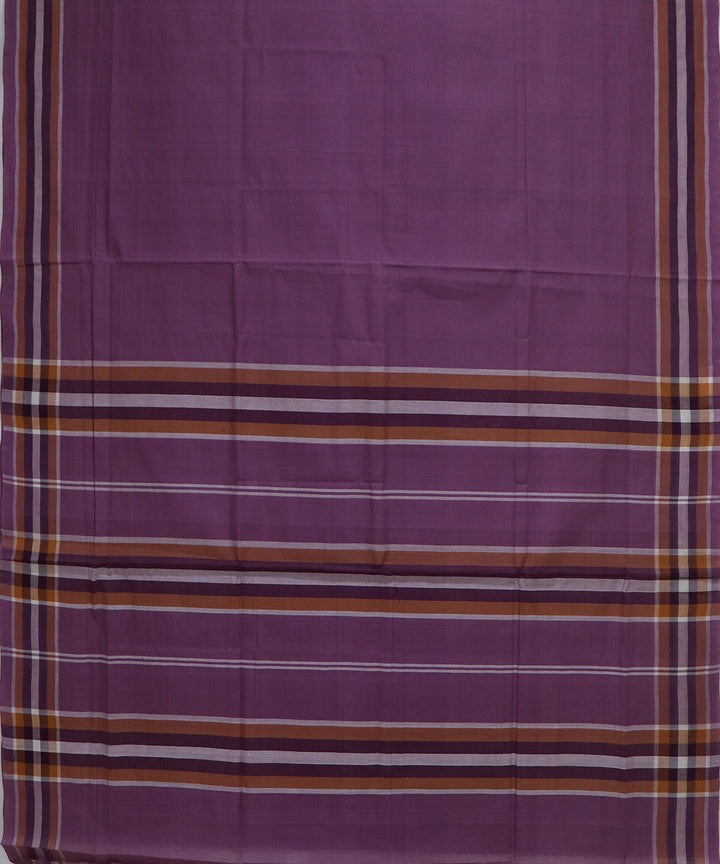 Lavender handloom cotton rajahmundry saree