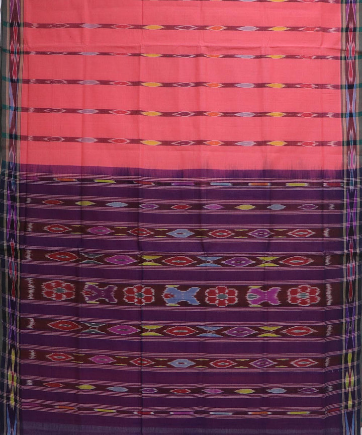 Light pink cotton handloom rajahmundry saree
