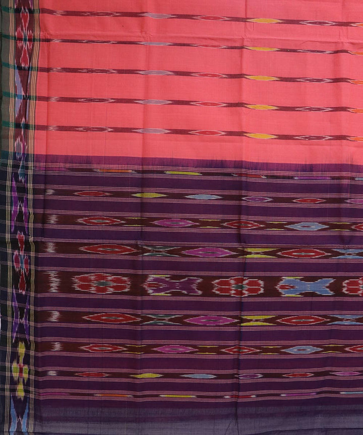 Light pink cotton handloom rajahmundry saree
