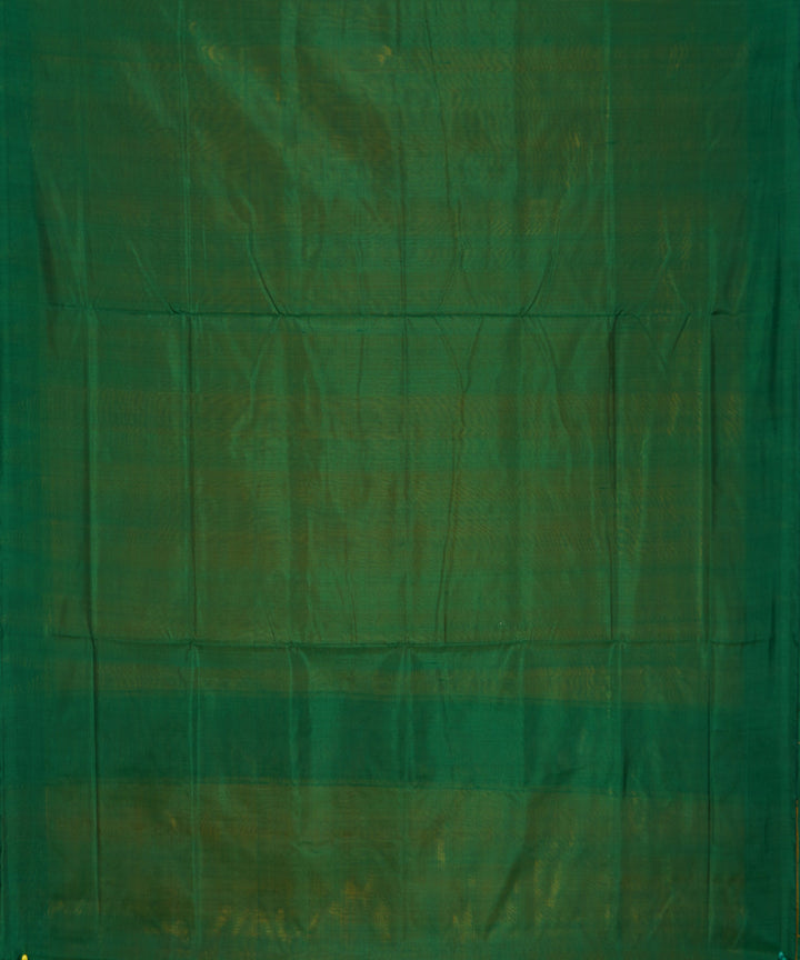 Serifed yellow green handloom silk sambalpuri saree