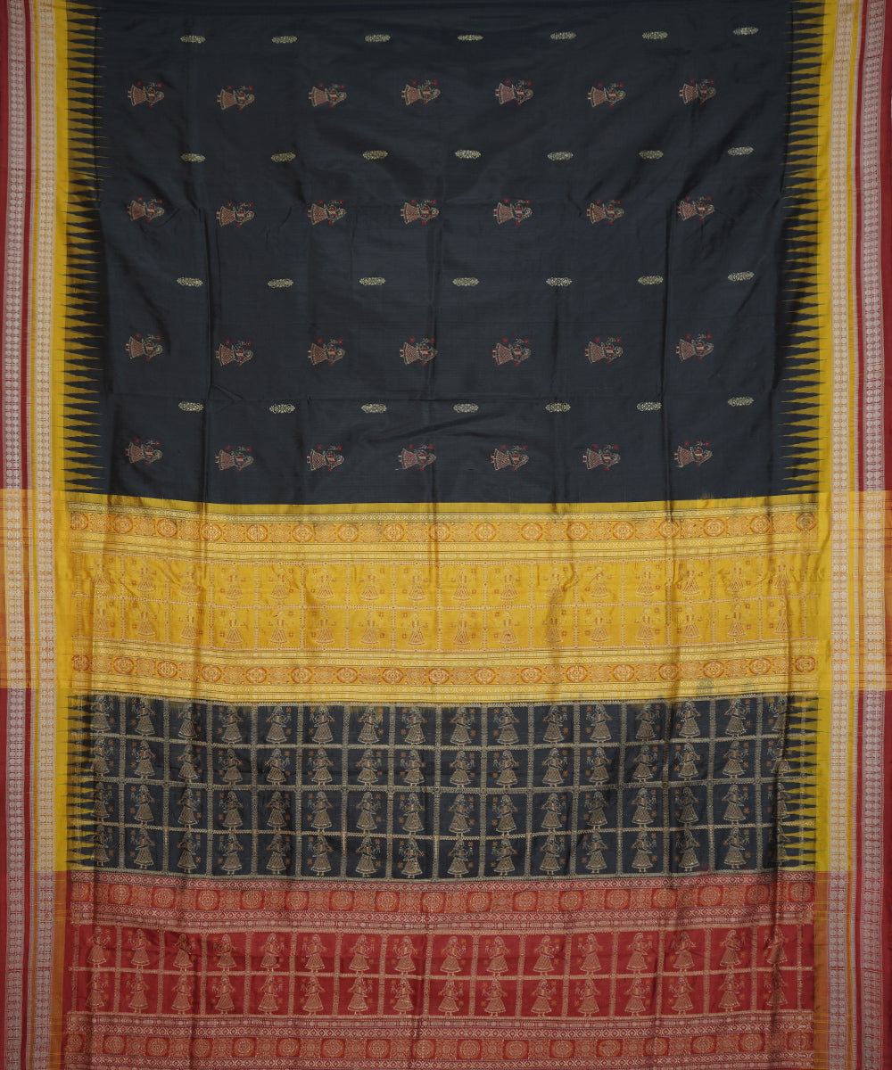 Handloom Silk Bomkai Saree main image 0