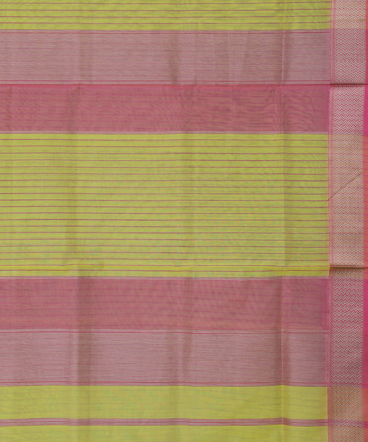 Maheshwari Lemon Handloom Sico Saree
