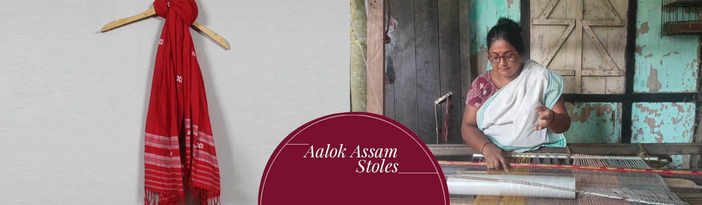 Crafting Change- Aalok Assam Stoles