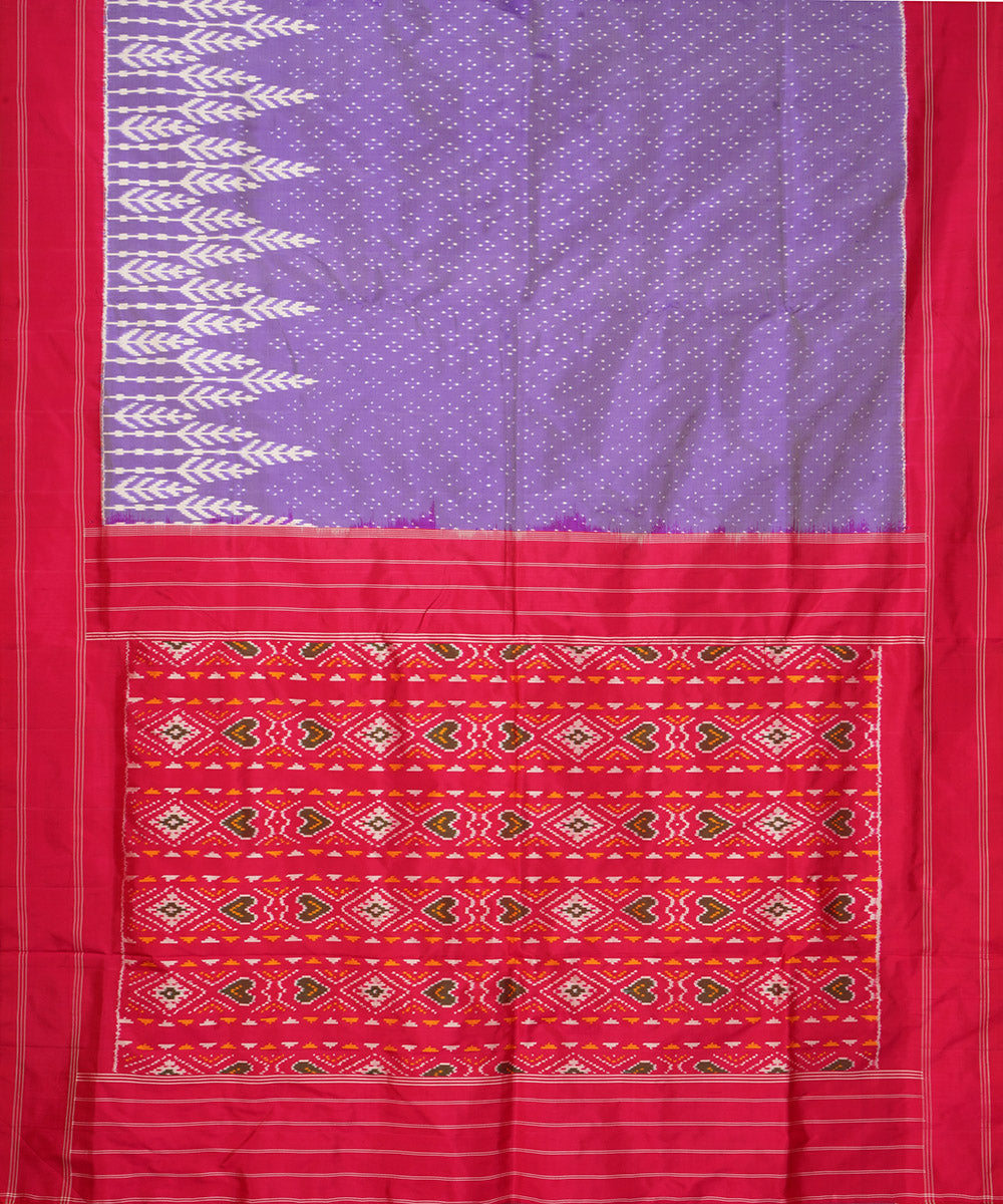 Cyan blue red pochampally ikat handloom silk saree