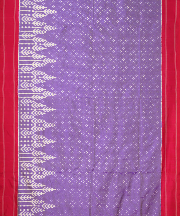 Cyan blue red pochampally ikat handloom silk saree