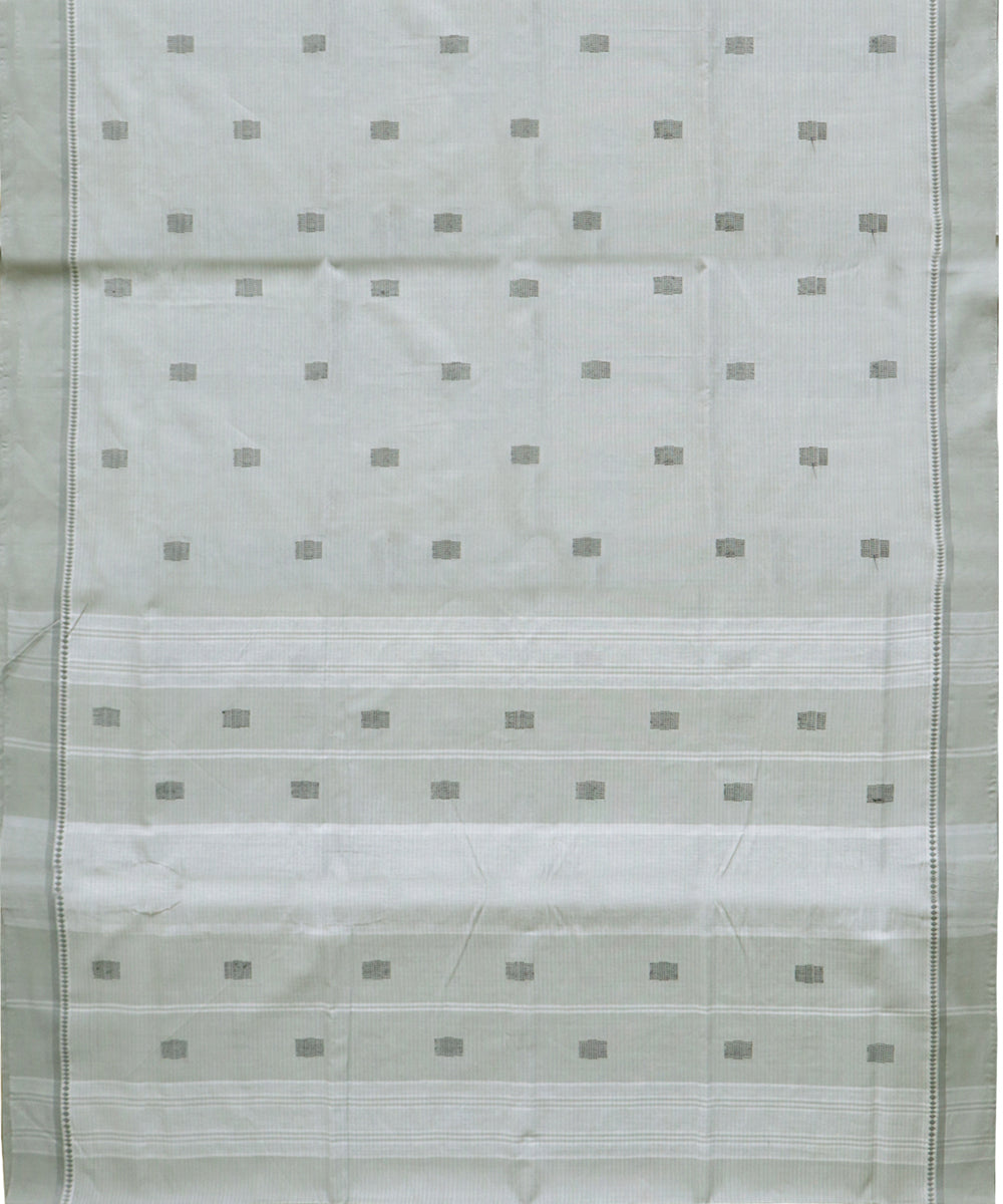 Grey buty handwoven cotton rajahmundry saree