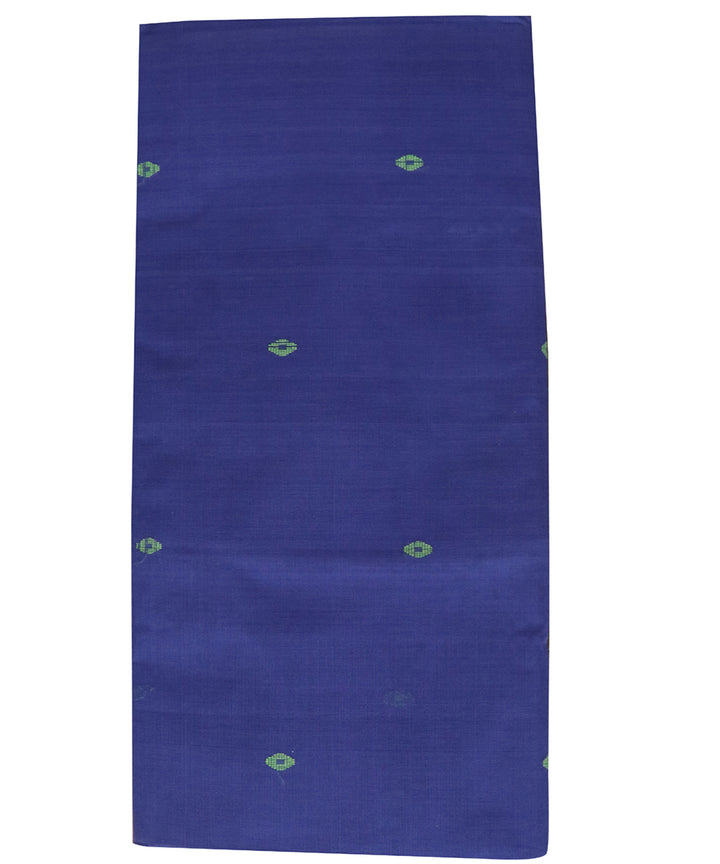 Navy blue handwoven cotton venkatagiri saree