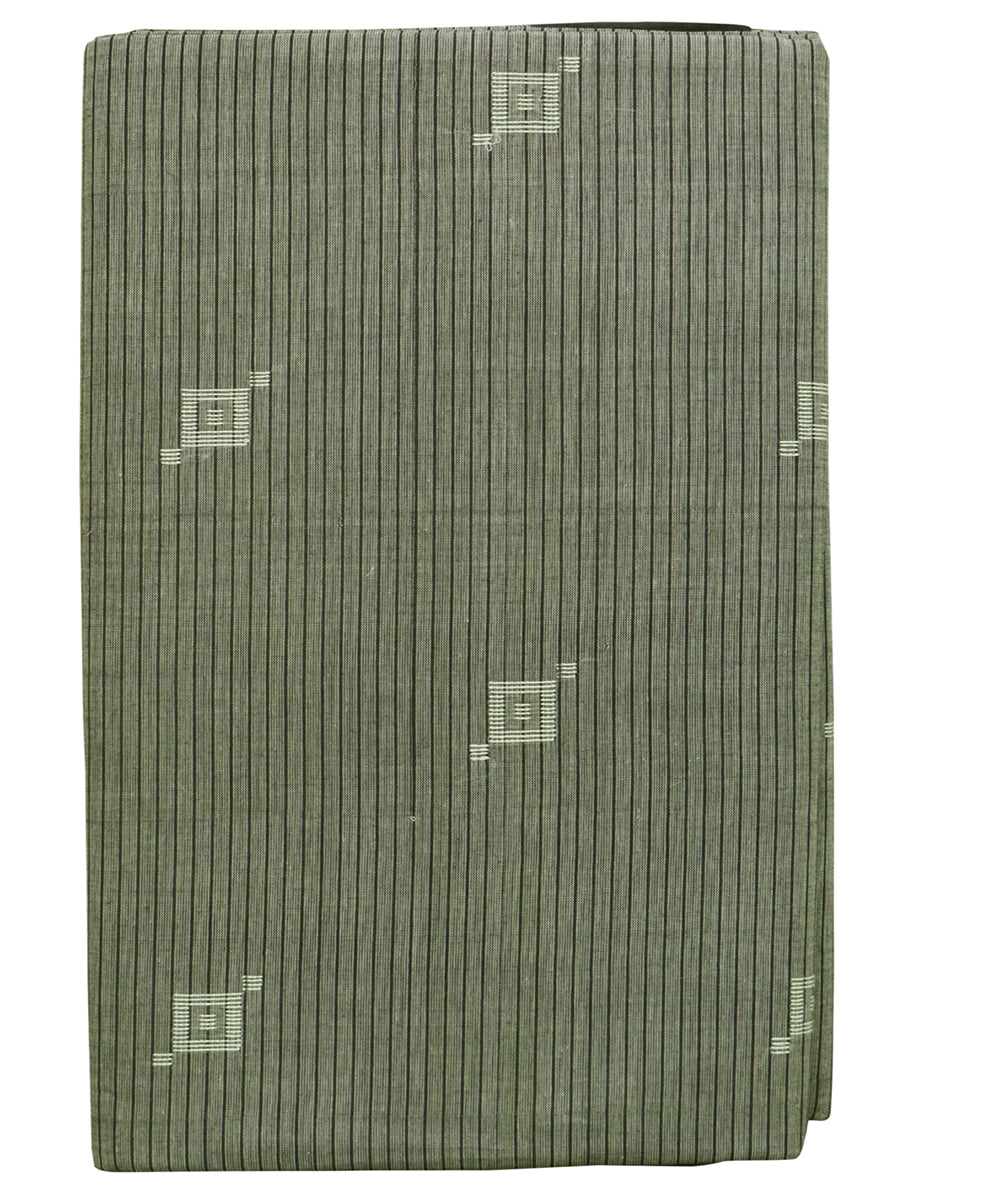 Offwhite black handwoven cotton rajahmundry saree