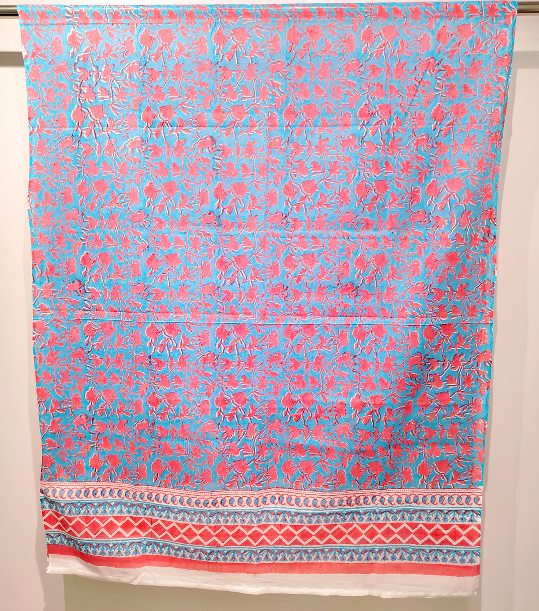 Block-Printed Dream flowers Dupatta.